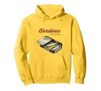 Sardinas costeras nieta en aceite de oliva retro pescador Sudadera con Capucha