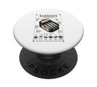 Sardinas En Aceite De Oliva Anatomía De Un Humilde Tesoro PopSockets PopGrip Adhesivo