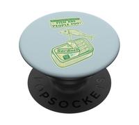 Sardinas en una protesta por los Derechos de los Animales PopSockets PopGrip Adhesivo