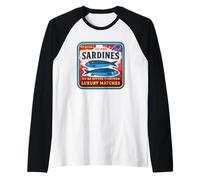 Sardinas Mantenerse Cerca Estamos Mejor Juntos Camiseta Manga Raglan