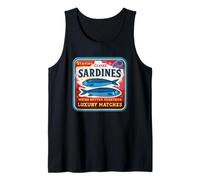 Sardinas Mantenerse Cerca Estamos Mejor Juntos Camiseta sin Mangas