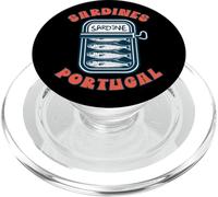 Sardinas Portugal Conservas de Pescado Divertido Pescador PopSockets PopGrip para MagSafe