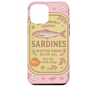 Sardine Tinned Fish Retro Vintage Coastal Girl Ocean Summer Carcasa para iPhone 12 Pro MAX