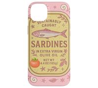 Sardine Tinned Fish Retro Vintage Coastal Girl Ocean Summer Carcasa para iPhone 14 Plus