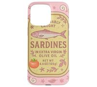 Sardine Tinned Fish Retro Vintage Coastal Girl Ocean Summer Carcasa para iPhone 15 Pro MAX