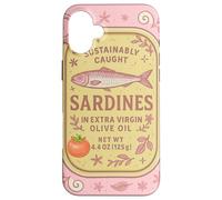 Sardine Tinned Fish Retro Vintage Coastal Girl Ocean Summer Carcasa para iPhone 16 Plus