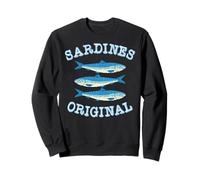 Sardines Tinned Fish Retro Graphic for Men Women Sudadera