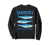 Sardines Tinned Fish Retro Graphic for Men Women Sudadera