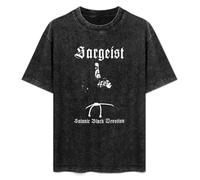 Sargeist Satanic Black Devotion Men's T-Shirt Unisex Black Cotton Print tee Shirts 3XL