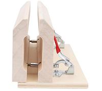 Sargento de Costura Manual de Madera, Prensa de Cuero para Manualidades DIY, Mordaza Adjustable de Haya para Sujeción Firme, Herramienta para Coser Cinturones