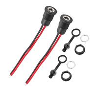 Sarini 2 Juegos de Puerto de Carga para Scooter eléctrico Compatible con Orificio de Carga DC5.5x2.1mm Accesorios 16cm/6.3in