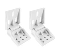 Sarini 2 Pcs Plástico Congelador Compatible con Congelador Haier 6 Agujeros Bisagra Plegable Puerta Congelador Contrapeso Grados Universales Bisagras Pequeñas Congelador
