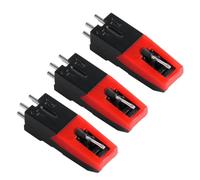 Sarini 3 Piezas Aguja para Tocadiscos USB, Aguja para Tocadiscos, Aguja de Repuesto para Tocadiscos, Agujas para gramófono, Agujas para Tocadiscos para Muchos Tocadiscos Famosos