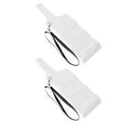 Sarini Bolsa Impermeable para Radio,Bolsa portátil para Walkie Talkie con cordón para Baofeng Motorola Kenwood Icom Midland President Yaesu,2 uds.