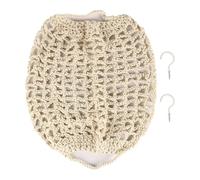 Sarini Hamaca de algodón para Frutas y Verduras, Red para Debajo del gabinete, Ahorro de Espacio, decoración de Cocina con Ganchos, Ideal para exhibir Frutas y Verduras Frescas