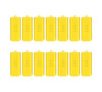Sarini Jaula para Abeja Reina de 14 Piezas,Jaula para Abeja Reina de plástico,Kit de Jaula para Abeja Reina Amarilla,Suministros Esenciales de Apicultura,para apicultores
