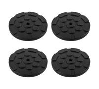 Sarini Juego de 4 láminas de Goma, Almohadillas de Goma para Puerta levadiza de Nogal de 120 mm, Almohadillas para Gato para Ruedas y Puerta levadiza, Antideslizantes y protección del vehículo