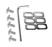 Sarini Look KEO Juego de Tornillos, Arandelas y espaciadores de Pedales de Bicicleta, Kit de fijación de Tacos duraderos para Zapatos de Bicicleta de Carretera
