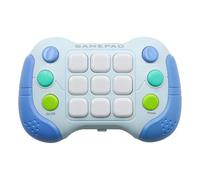 Sarini Mando de consola de juegos de empuje rápido, juego de mano intermitente, juego electrónico de memoria cerebral, botones rápidos, Gamepad