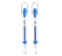 Sarini Medidor de Fuerza Newton Escala de Resorte Escala de Resorte Transparente con graduaciones etiquetadas Herramienta científica para medir Fuerzas de hasta 2,5 N y 10 N