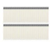 Sarini Paquete de 100 Varillas de Lijado, Varillas de Lijado de Grano 150 para Detalles Finos, Ideales para Modelos de plástico, carpintería y Pasatiempos, 5,4 Pulgadas de Largo
