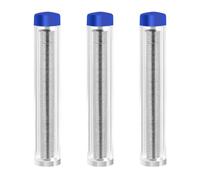 Sarini Paquete de 3 Tubos de Alambre de Soldadura portátil sin Plomo núcleo de Resina Soldadura núcleo de Resina fundente Herramienta de Soldadura de Hierro para Soldadura eléctrica