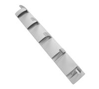Sarini Perchero Moderno y Elegante con 5 Ganchos Plegables - Elegante Perchero de Pared de Aleación de Aluminio para Chaquetas, Abrigos, Bufandas, Bolsos y Más - Blanco Elegante, 40 cm