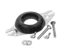 Sarini Placa de Hierro de Entrada de Agua Inferior del Tanque de Inodoro,Kit de Acoplamiento Cerrado,Kit Completo de Pernos y Arandelas para Inodoro de Acoplamiento Cerrado