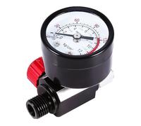 Sarini Regulador de presión de Aire de 1/4 pulg., 0-180 PSI, Herramienta para Pintar en Aerosol, regulador de presión de Aire con manómetro para Equipos neumáticos