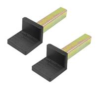 Sarini Soporte para motocicleta, soporte de reparación, adaptador de horquilla para ganchos, accesorios para motocicleta, caballete trasero tipo L.