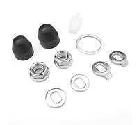 Sarini Tuercas De Buje Para Motor De Bicicleta Eléctrica M16, Arandelas De Seguridad, Tuercas De Seguridad Para Rueda De Bicicleta Eléctrica,Tornillo Para Perno Del Eje Del Motor (16mm)
