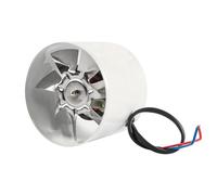 Sarini Ventilador axial de 100 mm - Suministro/Escape de Aire de 20 W para baño, Inodoro, Cocina, Invernadero, Tienda de campaña, Garaje (Blanco)