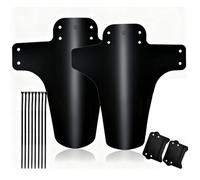 Sariputa 2 Guardabarros para Bicicleta de montaña, Guardabarros Delantero y Trasero, Guardabarros Ajustable 10 Bridas, Compatible se Adapta a 20" 22" 26" 27,5" 29 Pulgadas de Bici y Bicicleta Fat