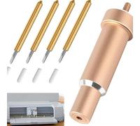 Sariputa - Cuchilla de corte fina con carcasa compatible con Cricut Maker/Maker 3/Explore Air/Explore Air 2/Explore One/Explore 3, juego de 6 hojas con caja dorada