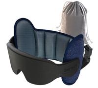 SARISUN Almohada de viaje, almohada de avión mejorada para vuelos largos, reposacabezas de apoyo de 360°, almohada de cuello de viaje, máscaras de ojos para dormir, artículos esenciales compactos de
