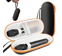 sarlar Funda compatible con el sistema de dos micrófonos inalámbricos JBL, se ajusta hasta 9 x 3 pulgadas. Bolsa de viaje de mano para canto o karaoke para receptores, adaptadores, baterías AA, solo