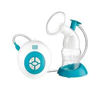 SARO 2610- Extractor eléctrico de leche materna con adaptador de silicona, motor ultrasilencioso y función de succión automática