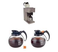 SARO 317 - 2090 Cafetera Eléctrica Modelo ECO, 1,8 L, 2000 W 213-3801 - Jarra de cristal (1,8 L)