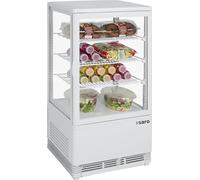 Saro 330 - 10001 Mini de recirculación nevera vitrina, plástico, SC 70, 70 L, color blanco