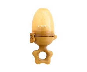 Saro Aliment-Up Alimentador de Silicona Mostaza