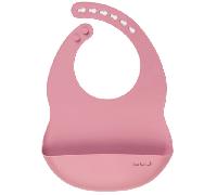 Babero de silicona liso