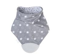 Saro Baby Bandana Reversible con Mordedor Gris | Precio, Comprar n/a 1 Unidad