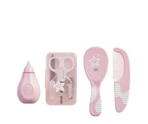 Saro Baby Estuche de Aseo Bebé Rosa | Precio, Comprar n/a Contenido del Estuche: Cepillo + Peine + Saca Mocos + Tijeras + Lima + Cortauñas