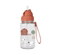 Saro Botella con Pajita y Colgador Funny Farm 400ml