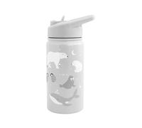 Saro Botella Térmica con Pajita Polaris Gris 350ml