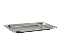 SARO BUDGET LINE Recipiente GN 1/3, acero inoxidable, 20 mm de profundidad, 0,75 l de capacidad, para ollas a vapor y baño maría