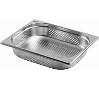 Saro Budget Line - Recipiente para gastronomía (1/2, 100 mm de profundidad, perforado)