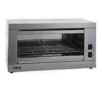SARO CIVAS Tostadora para 6 tostadas, acero inoxidable, calor superior e inferior conmutable por separado, bandeja recogemigas, 2 niveles de calor, 2,2 kW, 535 x 270 x 275 mm