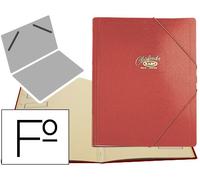 Carpeta Clasificadora SARO 30 Rojo, Folio Gomas 12 Departamentos