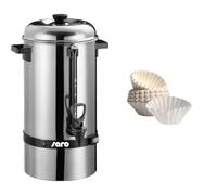 SARO Coffee machine SAROMICA 6005 + coffee filter paper set ready to use